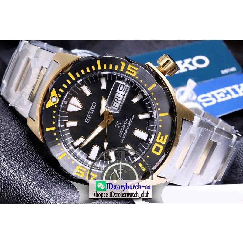SEIKO Prospex Monster versatile men's analog watch automatic diver's chrono SRp36K1