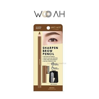 เขียนคิ้ว Browit Sharpen Brow Pencil ดินสอคิ้ว+กบเหลา เขียนง่าย กันน้ำ