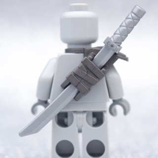 LEGO Gray Armor Single Blade - LEGO เลโก้ มินิฟิกเกอร์ ตัวต่อ ของเล่น ARMOR