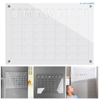 Calciumzh Ic ปฏิทินอะคริลิค เขียนลื่น แห้งเร็ว สําหรับตู้เย็น