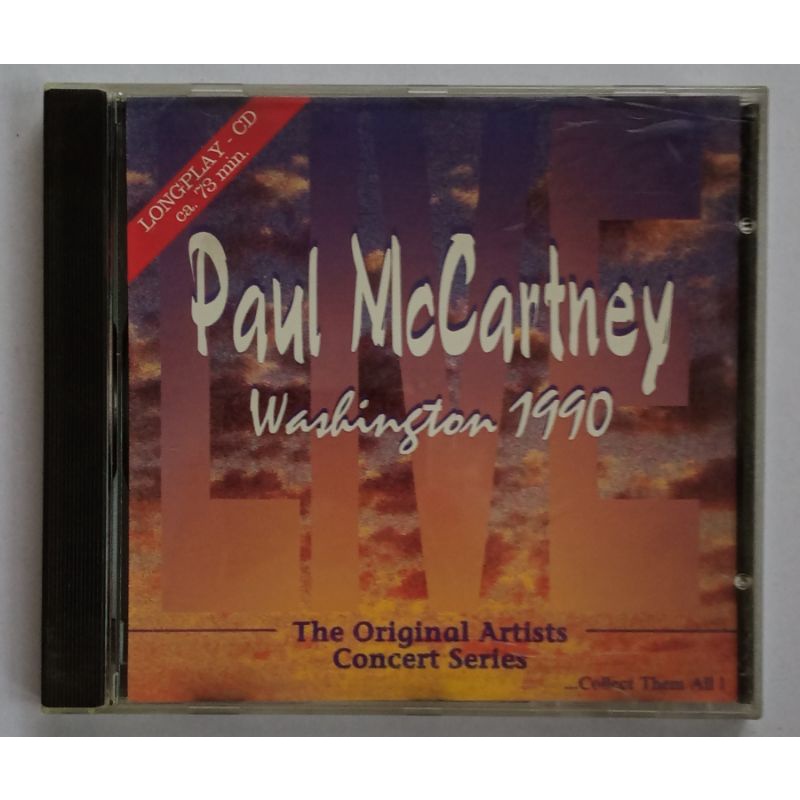 ซีดีเพลง PAUL McCARTNEY Washington 1990 (Live/Concert) *RARE* CD Music