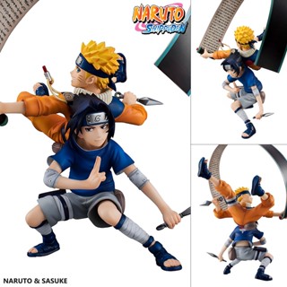 Figure G.E.M Series Naruto Shippuden นินจาจอมคาถา นารูโตะ ตำนานวายุสลาตัน Naruto &amp; Sasuke อุซึมากิ นารูโต อุจิวะ ซาสึเกะ