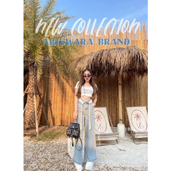 เสื้อ ครอป ป้าย Ariswara Brand