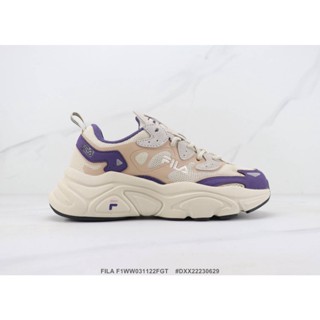 Fila F1WW ของแท้031122Fgt Fiele รองเท้าผ้าใบลําลอง เหมาะกับการวิ่ง เล่นกีฬา สไตล์เรโทร