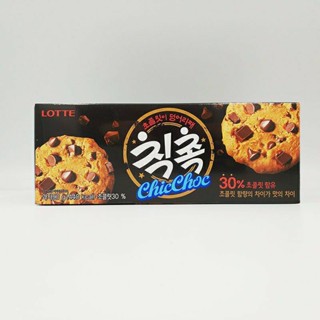 ขนมคุ้กกี้เกาหลี chic choc original brand lotte 90g คุ๊กกี้ช็อคโกแลตชิพ