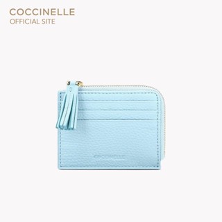 COCCINELLE TASSEL DOCUMENT HOLDER 128901 กระเป๋าใส่การ์ด