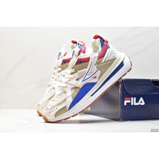 Fila RENNO RENNO Old man รองเท้ากีฬาลําลอง เสริมส้น พื้นหนา สําหรับผู้ชาย และผู้หญิง