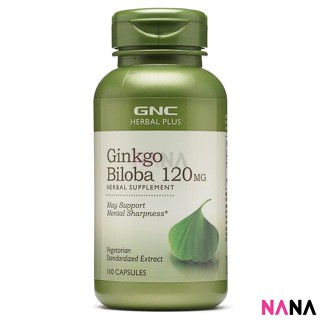 GNC Herbal Plus Ginkgo Biloba 120mg 100 Capsules