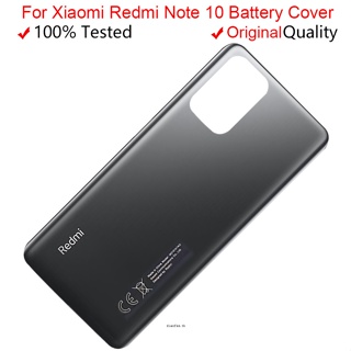 ของแท้ ฝาครอบแบตเตอรี่ด้านหลัง สําหรับ Xiaomi Redmi Note 10 M2101K7AI Note 10s