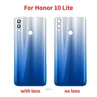 ใหม่ เคสแบตเตอรี่ด้านหลัง พร้อมเลนส์กล้อง และโลโก้ สําหรับ Huawei Honor 10 Lite HRY-LX1 LX2 L00a