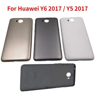 ฝาครอบแบตเตอรี่ ด้านหลัง ด้านข้าง สําหรับ Huawei Y6 2017 Y5 2017 Y5-3 Y5-III MYA-U29 MYA-L03 L23 L02 L22