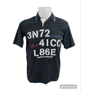 เสื้อยืดกีฬาคอปกแบรนด์ NICOLE SPORTS GOLF Size S/M มือ2