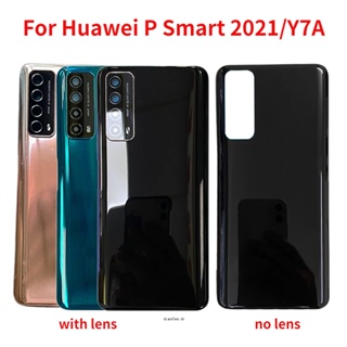 เคสแบตเตอรี่ด้านหลัง พร้อมเลนส์กล้อง สําหรับ Huawei P Smart 2021 Y7A PPA-LX2 LX3