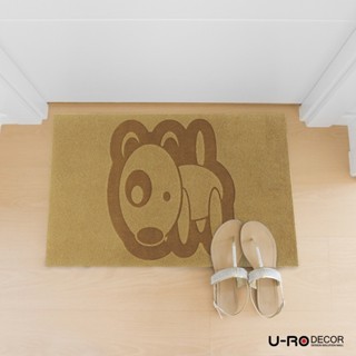 U-RO DECOR พรมดักฝุ่น รุ่น BIG DOG (สีน้ำตาล) ขนาด 45x75 ซม.