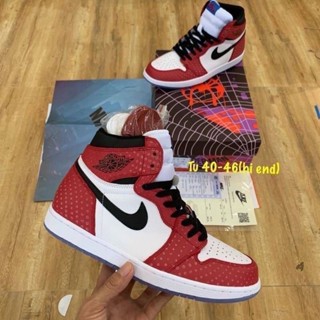 ◇☏❉Nike Air Jordan 1 High SPIDERS (size40-45)PK1:1รองเท้าผ้าใบผู้ชายญิง