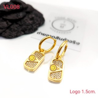 ต่างหู ตุ้มหู VL พร้อมส่ง ถูกที่สุด!!งานดีสุด!!VL008