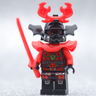 LEGO Stone Army Warrior Red Face NINJAGO - LEGO เลโก้ มินิฟิกเกอร์ ตัวต่อ ของเล่น