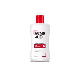 ACNE-AID LIQUID CLEANSER 100 ml (สีแดง) ผลิตภัณฑ์ทำความสะอาดผิวหน้า