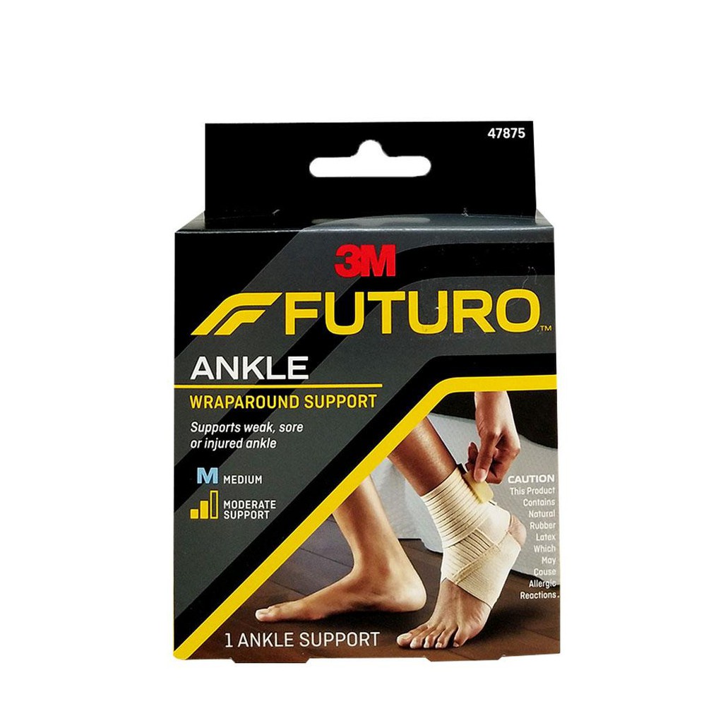 FUTURO WRAP AROUND ANKLE-M ช่วยรักษาสภาพข้อที่บาดเจ็บ บวม หรืออ่อนแอ