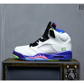 รองเท้าผ้าใบ DJ Khaled x N_ike Air Jordan 5 "Crimson Bliss" High Top AJ5 Jordan 5 Generation Joe 5 Gobang สไตล์เรโทร