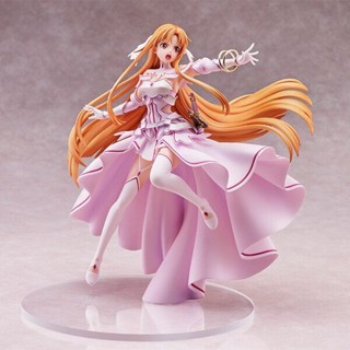 โมเดลฟิกเกอร์ Sword Art Online Asuna God of Creation Stecia คุณภาพดี สําหรับตกแต่งโต๊ะ