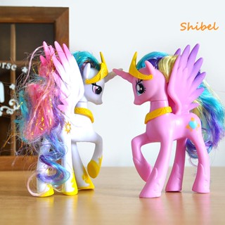 ขายดี_ ตุ๊กตาฟิกเกอร์ My Little Pony Moon Princess Pvc ขนาด 14 ซม. ของเล่นสะสม สําหรับเด็ก 1 ชิ้น