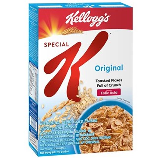 เคลล็อกส์อาหารสเปเชียลเคข้าวสาลีอบกรอบ 195กรัม  /  Kelloggs Cereal Special K 195g.