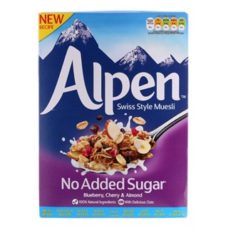 อัลเพนมูสลีบลูเบอร์รีเชอร์รีและอัลมอนด์ 560กรัม  /  Alpen Blueberry Cherry and Almond Muesli 560g.