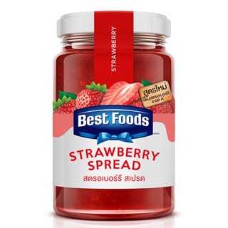 เบสท์ฟู้ดส์แยมสตรอเบอร์รี่ 340กรัม  /  Best Foods Strawberry Jam 340g.