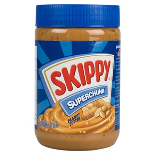 สกิปปีเนยถั่วทาขนมปังชนิดหยาบ 510กรัม  /  Skippy Super Chunk Peanut Butter 510g.