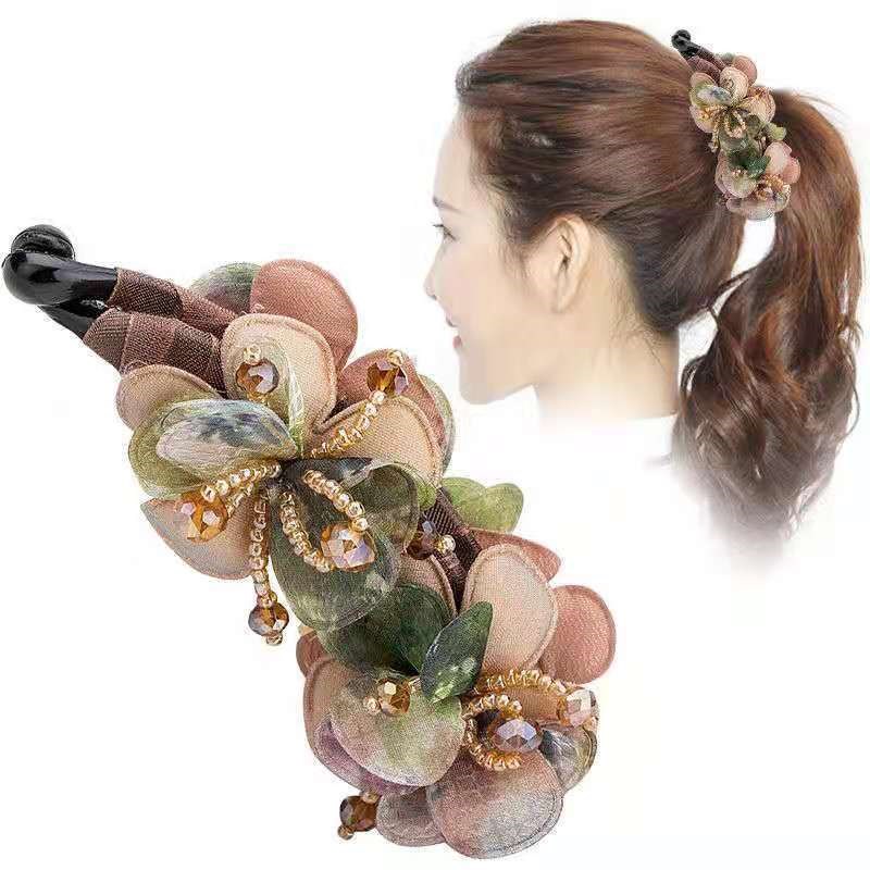 Dl ✿คลิปหนีบกล้วย✿ พร้อมส่ง กันลื่น รัดรูปมาก! กิ๊บติดผมหางม้า แนวตั้ง ขนาดเล็ก แบบเรียบง่าย สไตล์เกาหลี สําหรับผู้หญิง