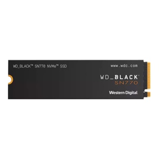 อุปกรณ์จัดเก็บข้อมูล &lt;&gt; 500 GB SSD (เอสเอสดี) WD BLACK SN770 - PCIe 4/NVMe M.2 2280 (WDS500G3X0E)