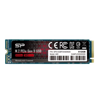 อุปกรณ์จัดเก็บข้อมูล ## 512 GB SSD (เอสเอสดี) SILICON POWER A80 M.2 NVMe (SP512GBP34A80M28)