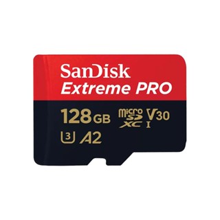 128 GB MICRO SD CARD (ไมโครเอสดีการ์ด) SANDISK EXTREME PRO MICROSDXC UHS-I CARD (SDSQXCD-128G-GN6MA)##