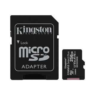 อุปกรณ์จัดเก็บข้อมูล &gt; 256 GB MICRO SD CARD (ไมโครเอสดีการ์ด) KINGSTON CANVAS SELECT PLUS (SDCS2/256GB)