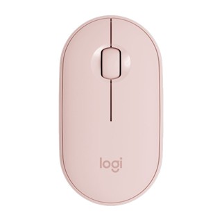 คีย์บอร์ด และเมาส์ ] WIRELESS MOUSE (เมาส์ไร้สาย) LOGITECH M350 PEBBLE WIRELESS MOUSE (ROSE)