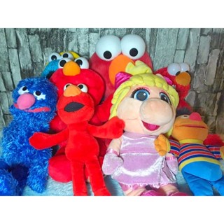 ตุ๊กตาเอลโม่และผองเพื่อน Sesame street (elmo) ลิขสิทธิ์แท้ดิสนีย์ สินค้ามือสองอเมริกา(2)