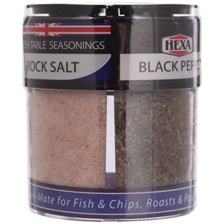 เฮ็กซ่าเครื่องปรุงรวมซีซันนิ่ง 4ช่อง 85กรัม  /  Hexa British Table Seasonings Mix 4in1 85g.