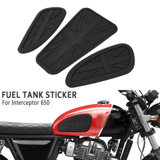 For Royal Enfield For Interceptor 650 Motorcycle Accessories Gas Fuel Tank Traction Side Pad Knee Grip Protector 3M Deca