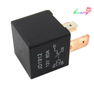 【Ag】Jd1912 รีเลย์สตาร์ทเตอร์มอเตอร์รถยนต์ 12V 80A 4Pin Dc Amp Spdt