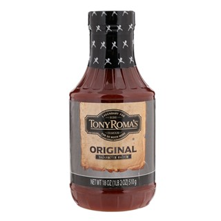 โทนี่โรม่าส์ซอสสำหรับบาร์บีคิว 510กรัม  /  Tony Roma Original Barbecue Sauce 510g.