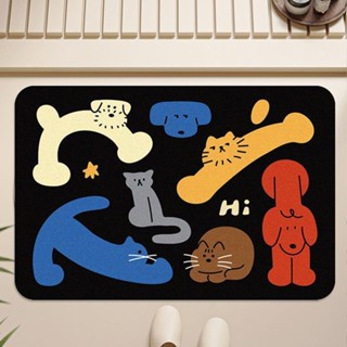 พร้อมส่ง พรมเช็ดเท้า กันลื่น คุณภาพดี สําหรับห้องน้ํา