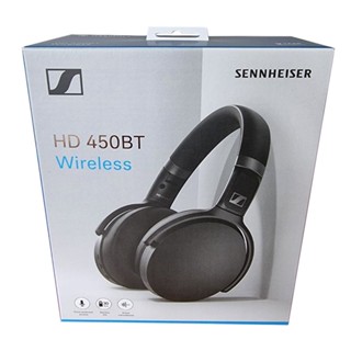 Sennheiser HD 450BT Noise-Cancelling Wireless Bluetooth Headphones (Black), SEBT4