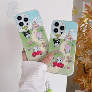 เคสโทรศัพท์มือถือ ลายการ์ตูน Kuromi Melody สําหรับ Apple iPhone 14 13 12 11 14promax