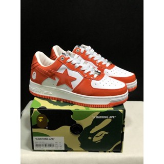 Original100% A Bathing Ape (BAPE) BAPE STA LOW รองเท้ากีฬา รองเท้าวิ่ง ใส่สบาย ทนต่อการสึกหรอ