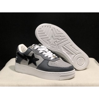 Original100% A Bathing Ape (BAPE) BAPE STA LOW รองเท้ากีฬา รองเท้าวิ่ง ใส่สบาย ทนต่อการสึกหรอ