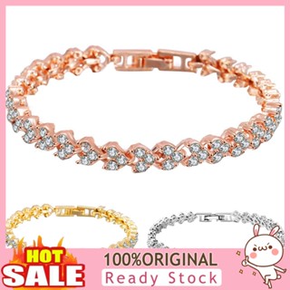 [B_398] Women Fashion Full Rhinestone Bracelet Bangle Wedding Jewelry Gift