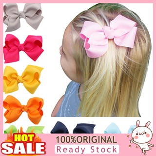 [B_398] Hair Clip Bow Knot Hair Accessories Ribbon Toddler Hair Bows Clips for Gift