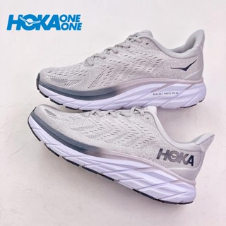 [พร้อมส่ง] Hoka One Clifton 8 รองเท้าวิ่งจ๊อกกิ้ง ระบายอากาศ สําหรับผู้ชาย