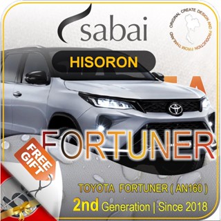 SABAI ผ้าคลุมรถยนต์ TOYOTA FORTUNER 2018 เนื้อผ้า HISORON แข็งแกร่ง ทนทาน นานจนลืมเปลี่ยน #ผ้าคลุมสบาย ผ้าคลุมรถ sabai cover ผ้าคลุมรถกะบะ ผ้าคลุมรถกระบะ